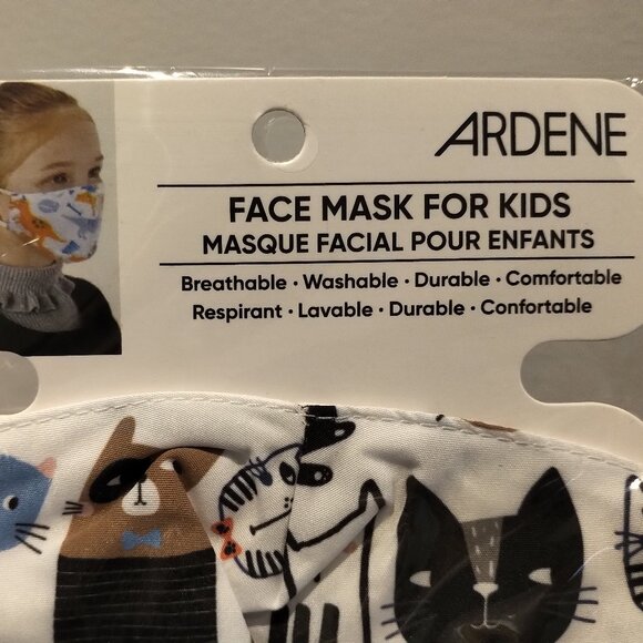 NWT LOT 5 Kids Reusable Masks Children mask printed 2 layers %100 Cotton inside - Picture 10 of 16